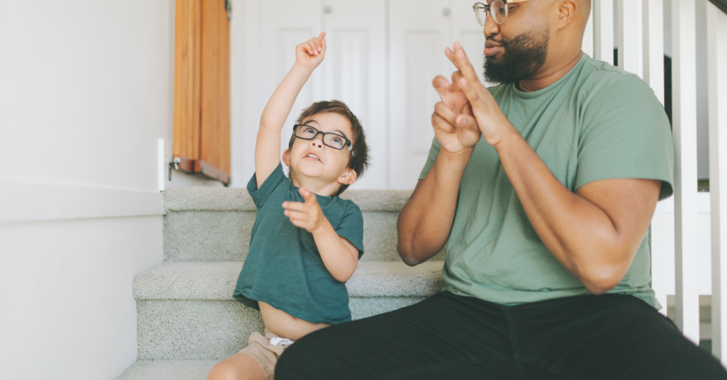 A parent and child use ASL together - What is ASL?